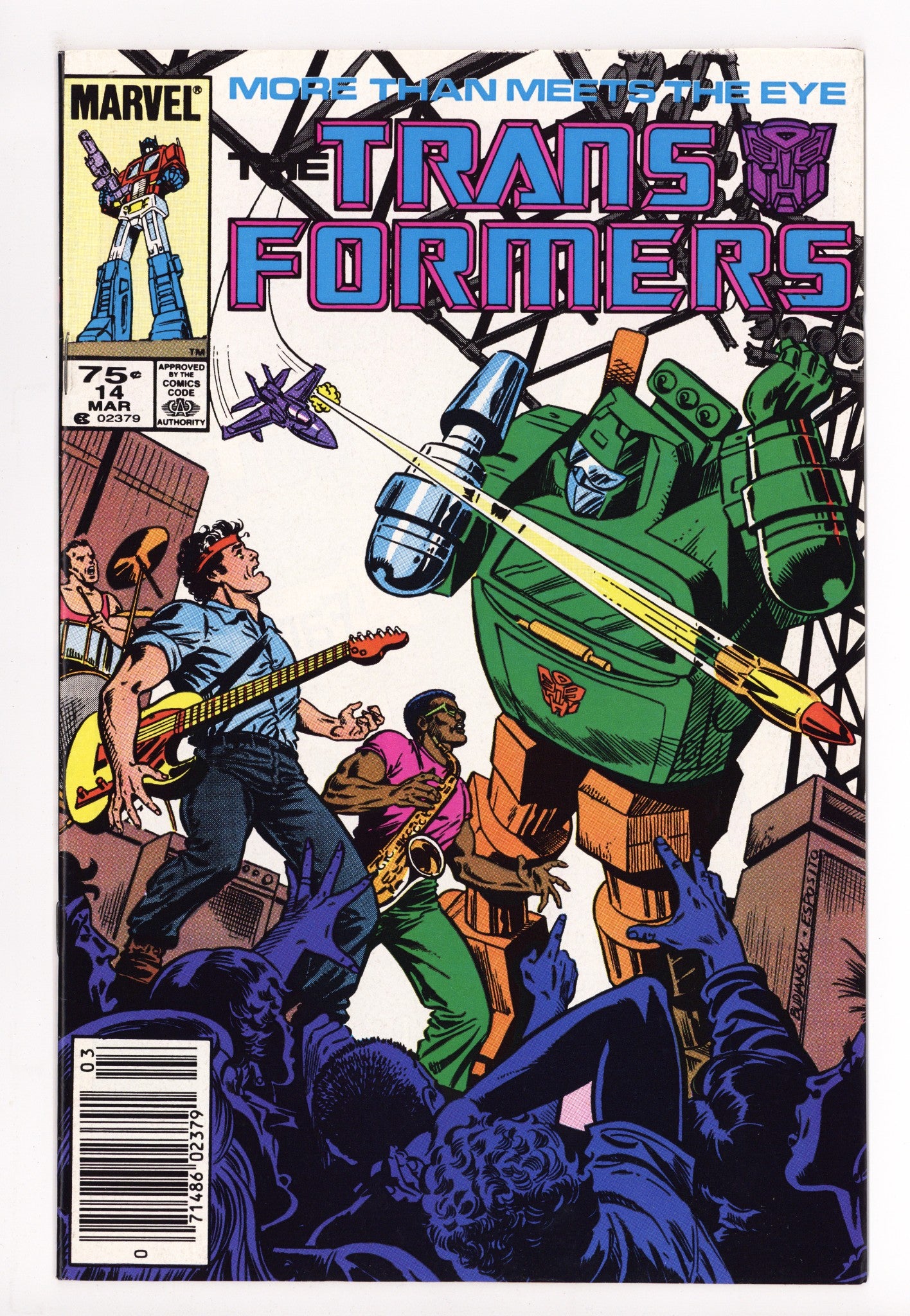 The Transformers 14 High Grade (1986) Newsstand 