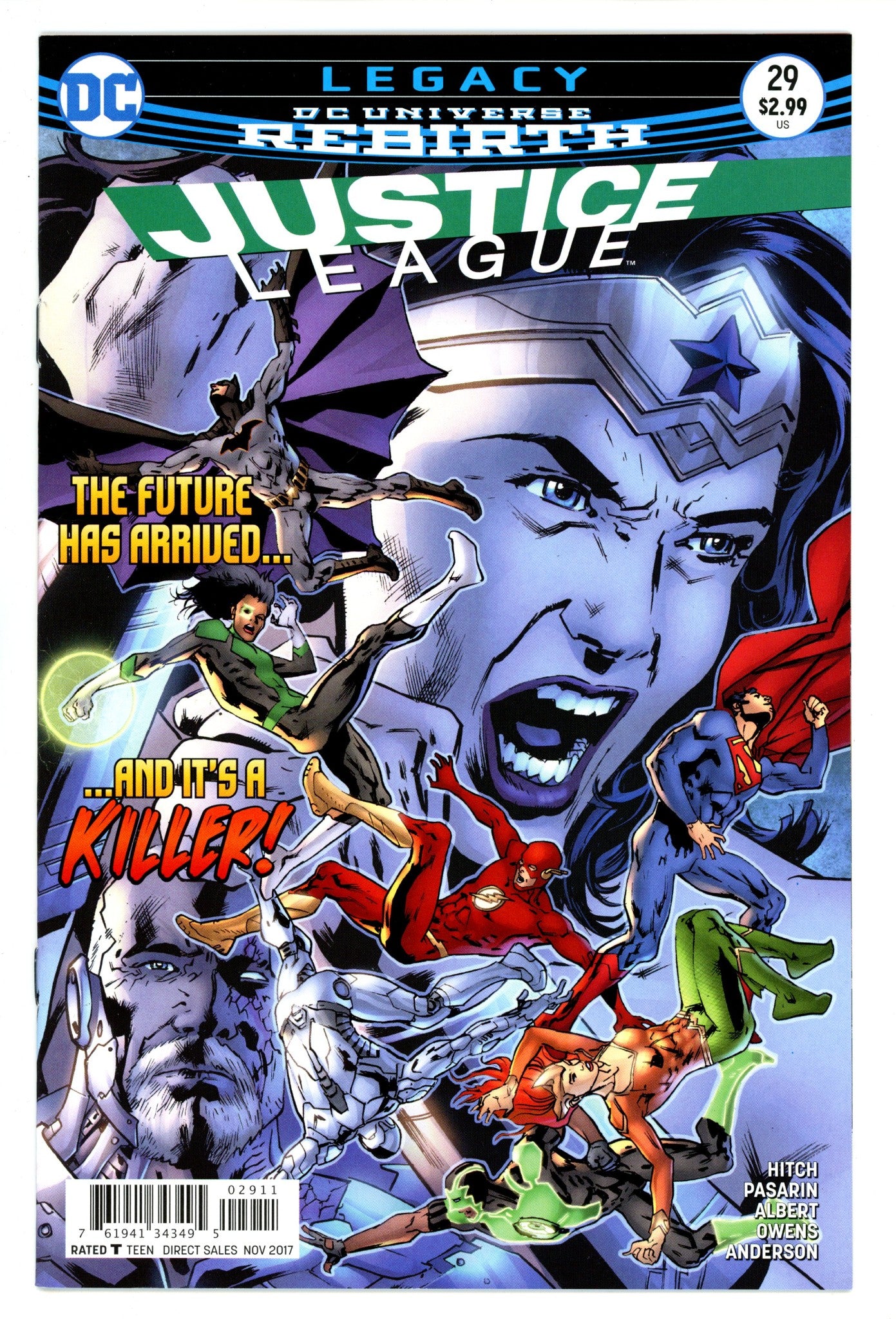 Justice League Vol 2 29 High Grade (2017) 