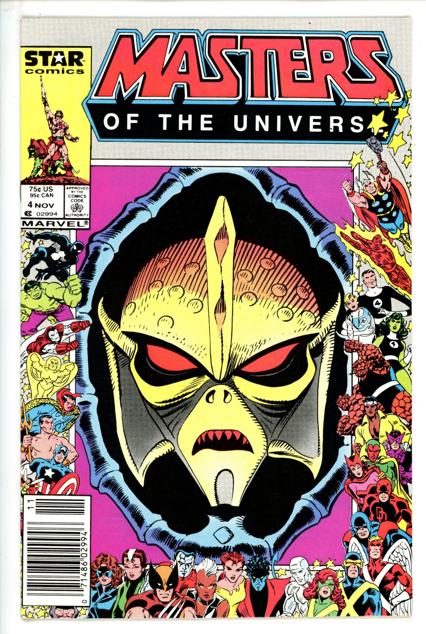 Masters of the Universe 4 VF/NM (9.0) (1986) Newsstand 
