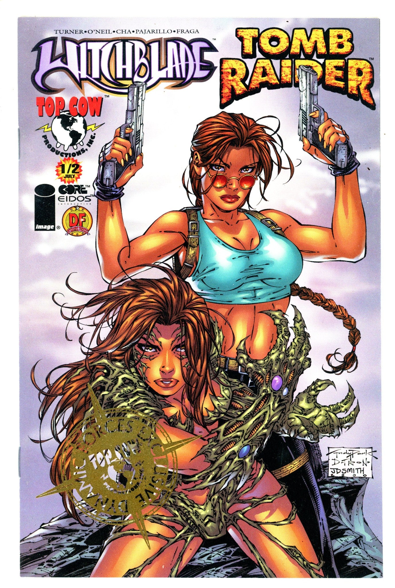 Witchblade / Tomb Raider 44928 Park Dynamic Forces Exclusive Variant VF+ (2000)