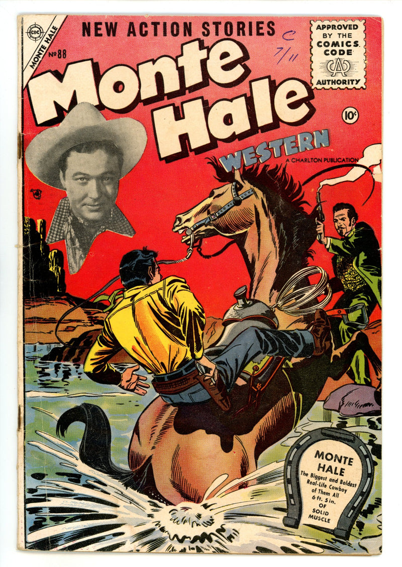 Monte Hale Western 88 VG- (3.5) (1956) 