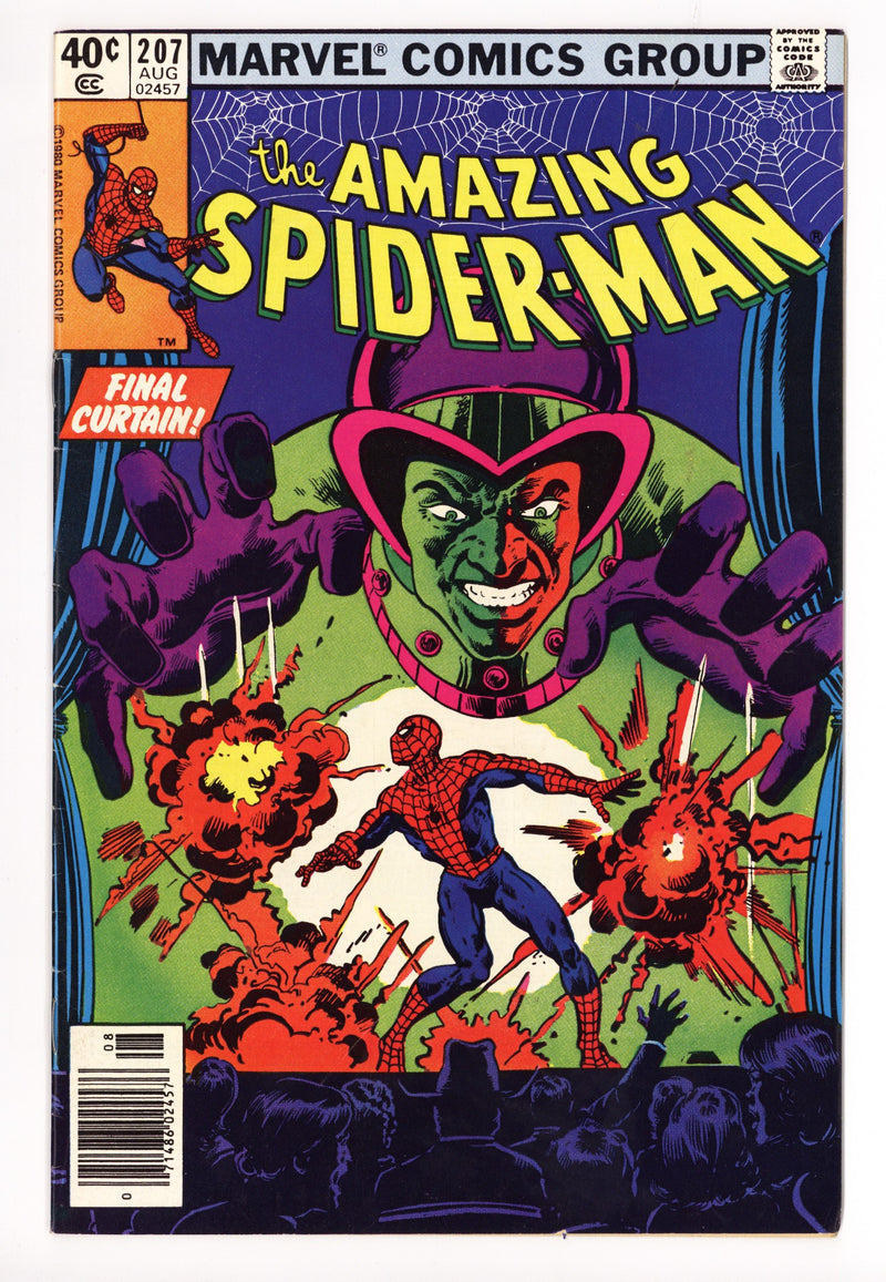 The Amazing Spider-Man Vol 1 207 FN/VF (7.0) (1980) Newsstand 
