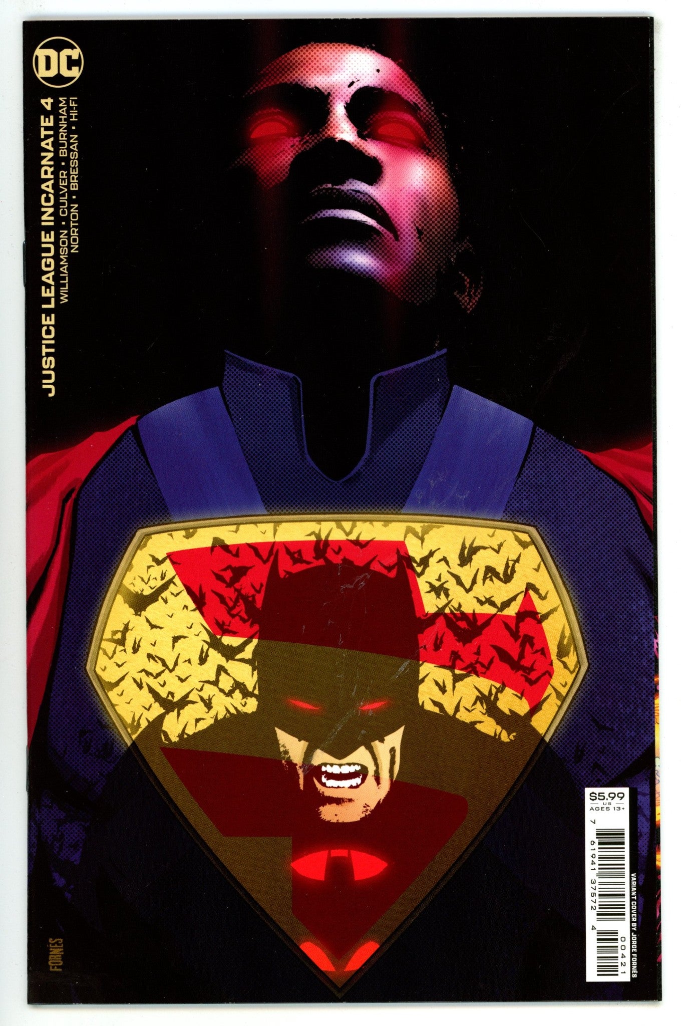 Justice League Incarnate 4 High Grade (2022) Fornes Variant 