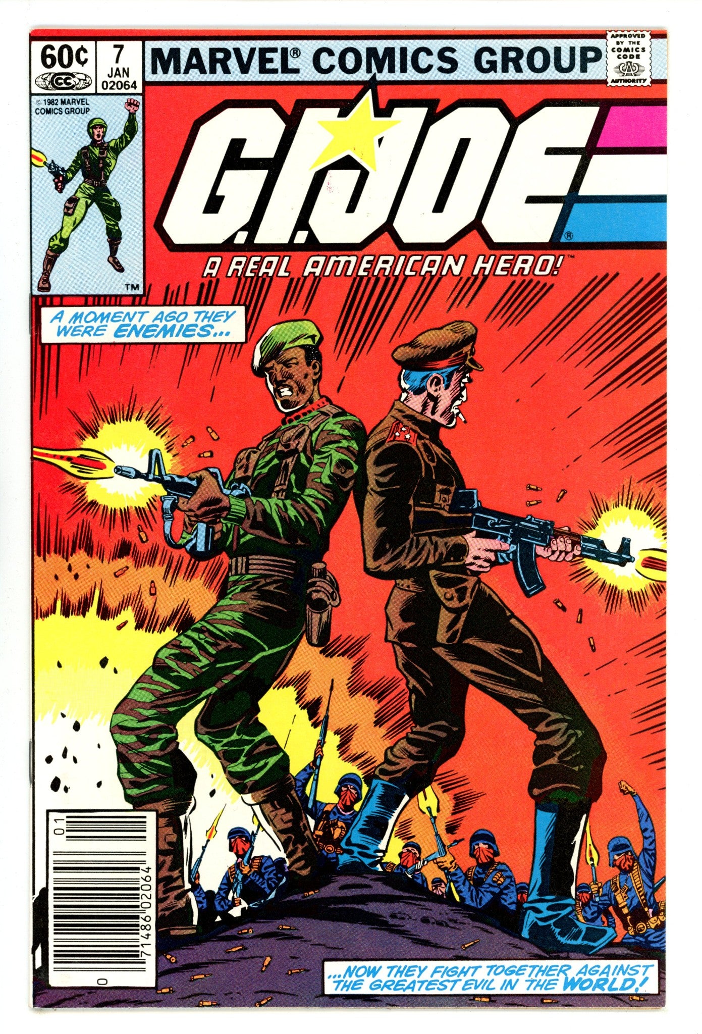 G.I. Joe, A Real American Hero 7 VF (8.0) (1983) Newsstand 