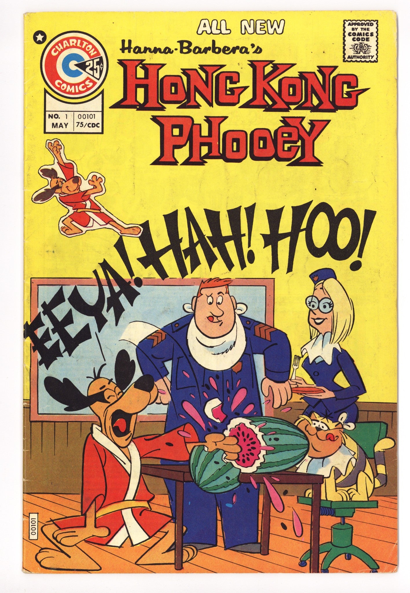 Hong Kong Phooey 1 VG+ (4.5) (1975) 