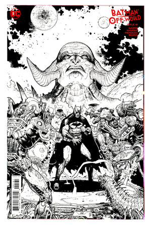 Batman Off-World 1 Mahnke B&W Incentive Variant NM (2023)