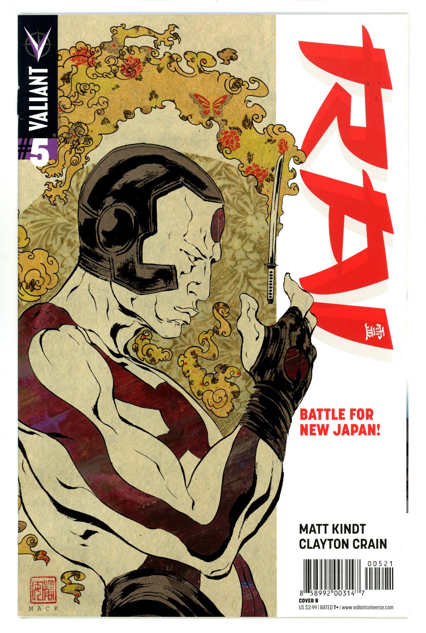 Rai Vol 2 5  High Grade   (2014) Mack     Variant  