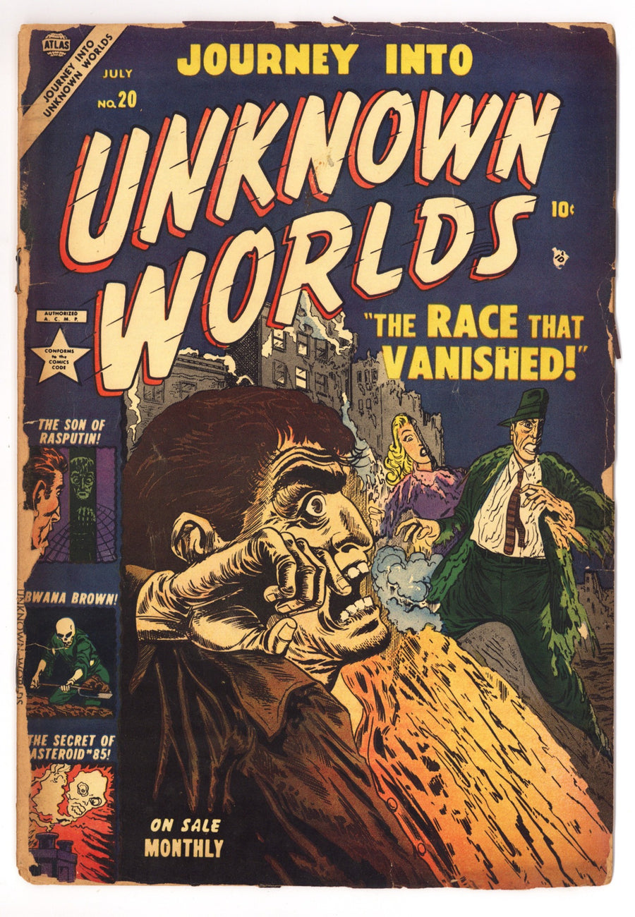 Journey into Unknown Worlds   20  PR (0.5) Back Cover Missing  (1953)        