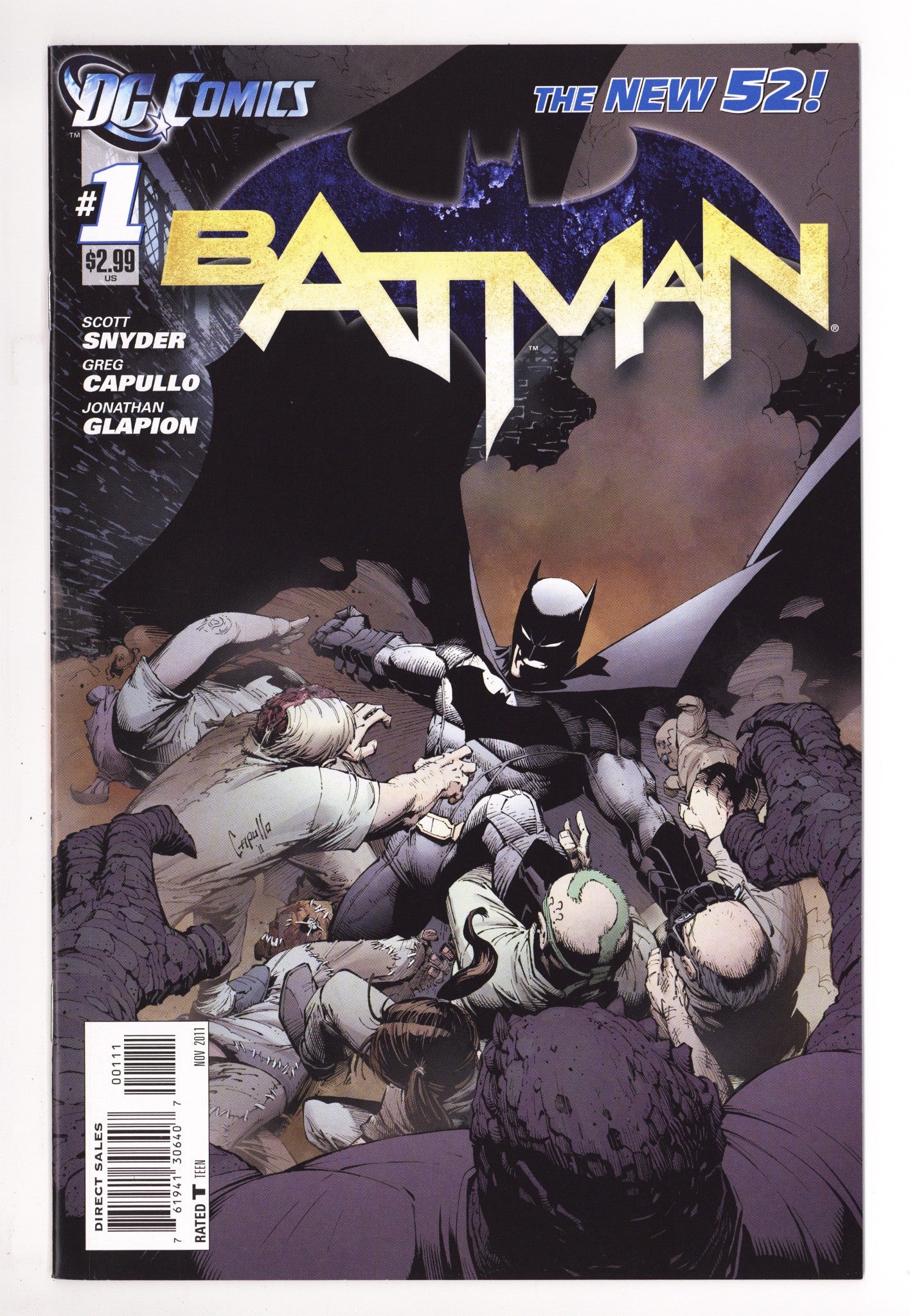 Batman Vol 2 1 NM- (9.2) (2011) 