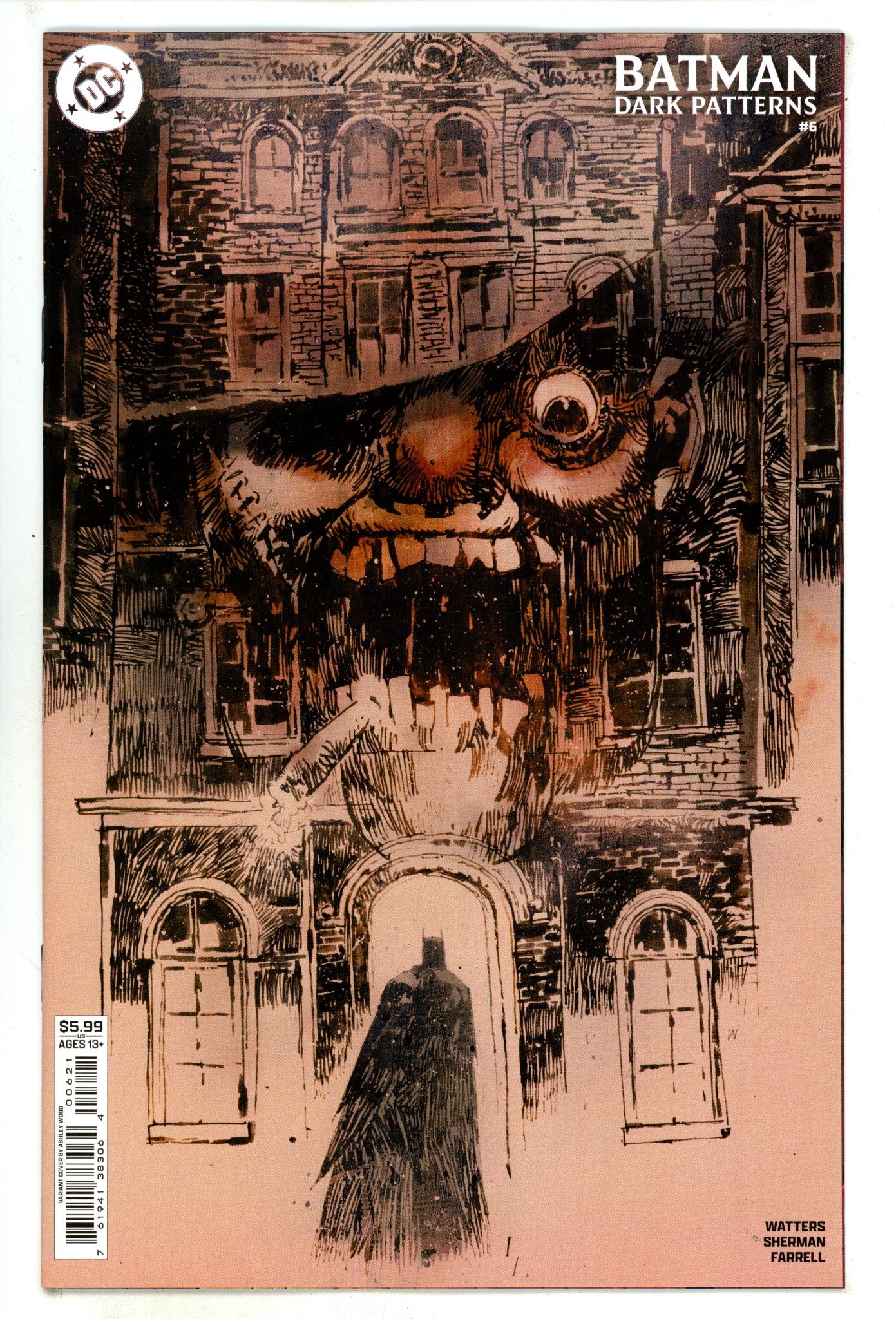 Batman Dark Patterns 6 Wood Variant (2025)