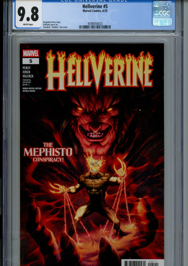 Hellverine Vol 2 5 CGC 9.8 (NM/M) (2025)