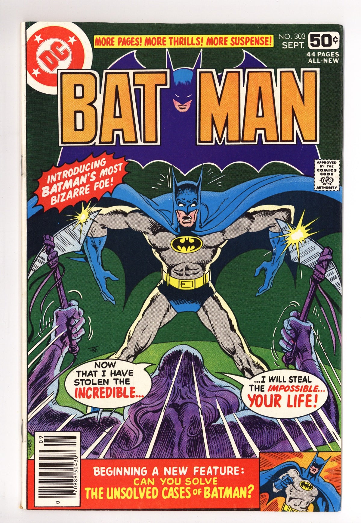 Batman Vol 1 303 Mid Grade DC (1978) | CaptCan Comics — CaptCan Comics Inc