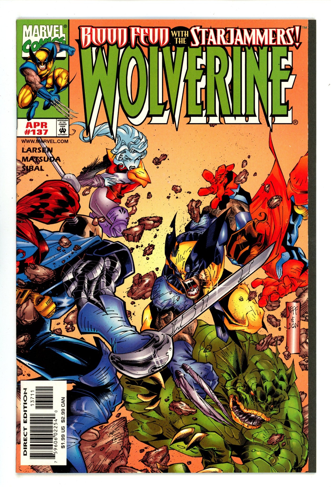 Wolverine Vol 2 137 Mid Grade (1999) 