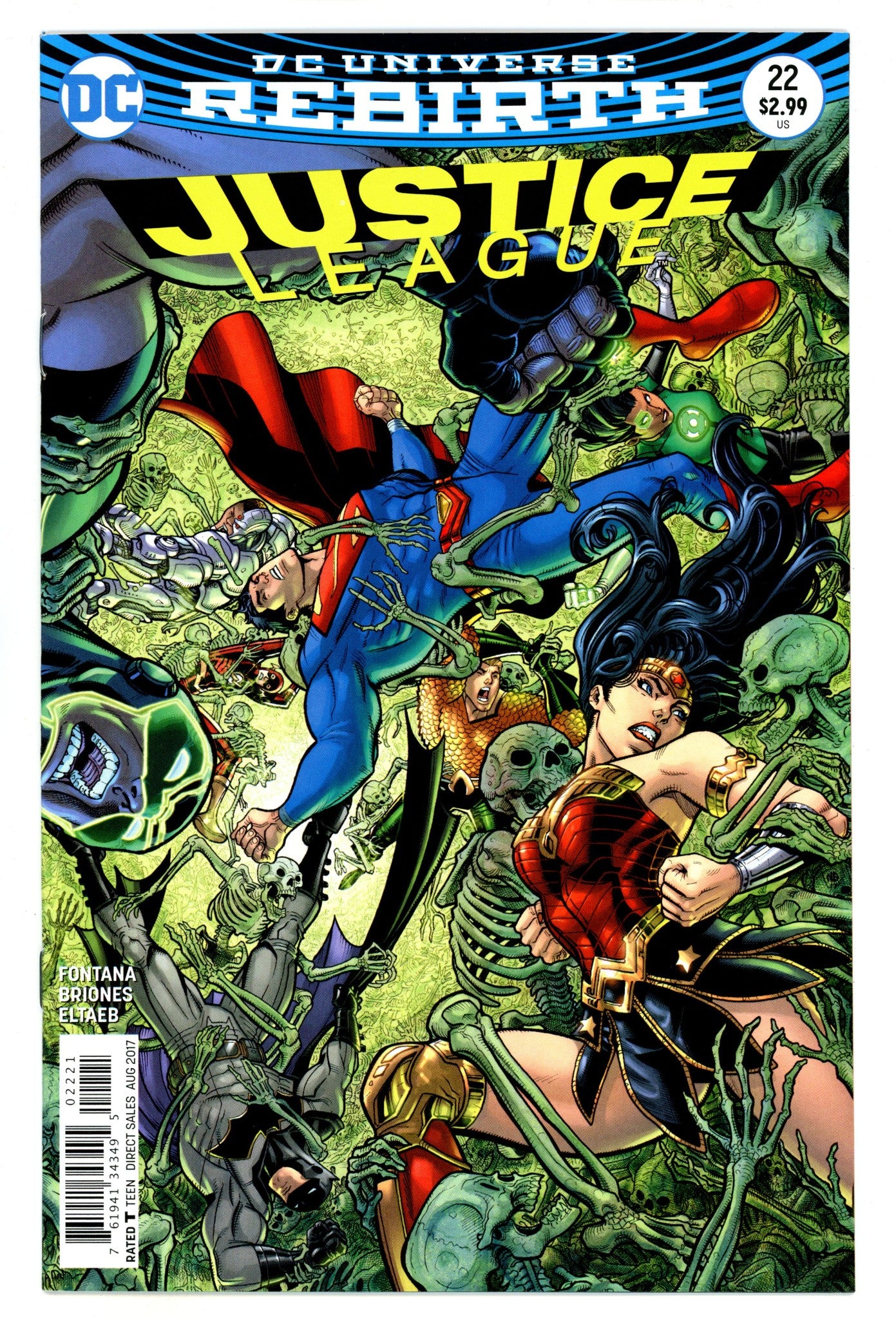 Justice League Vol 2 22 High Grade (2017) Bradshaw Variant 