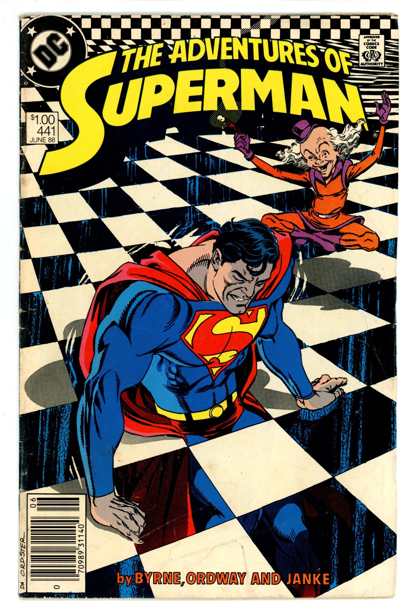 Adventures of Superman 441 VG- (3.5) (1988) Canadian Price Variant 