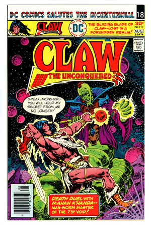 Claw the Unconquered Vol 1 8 VF/NM (9.0) (1976) 