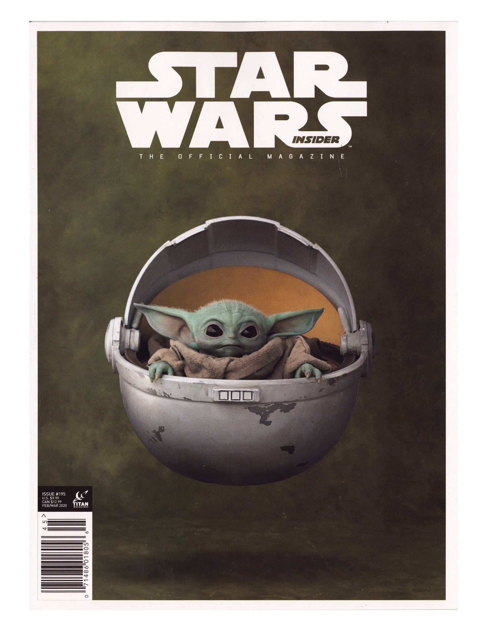 Star Wars Insider 195 FN/VF (7.0) (2020) Grogu Variant 