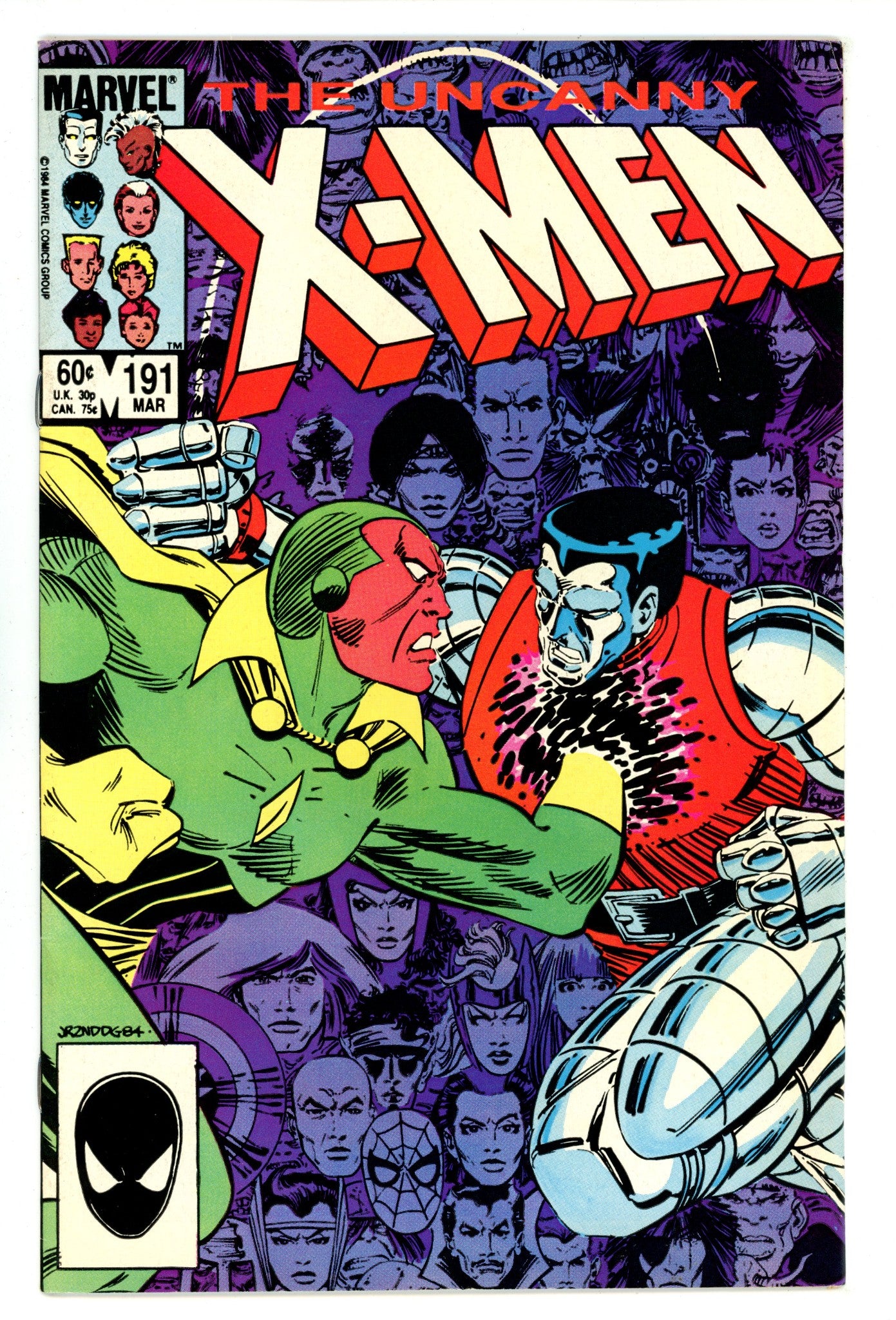 The Uncanny X-Men Vol 1 191  VF (8.0)   (1985)        