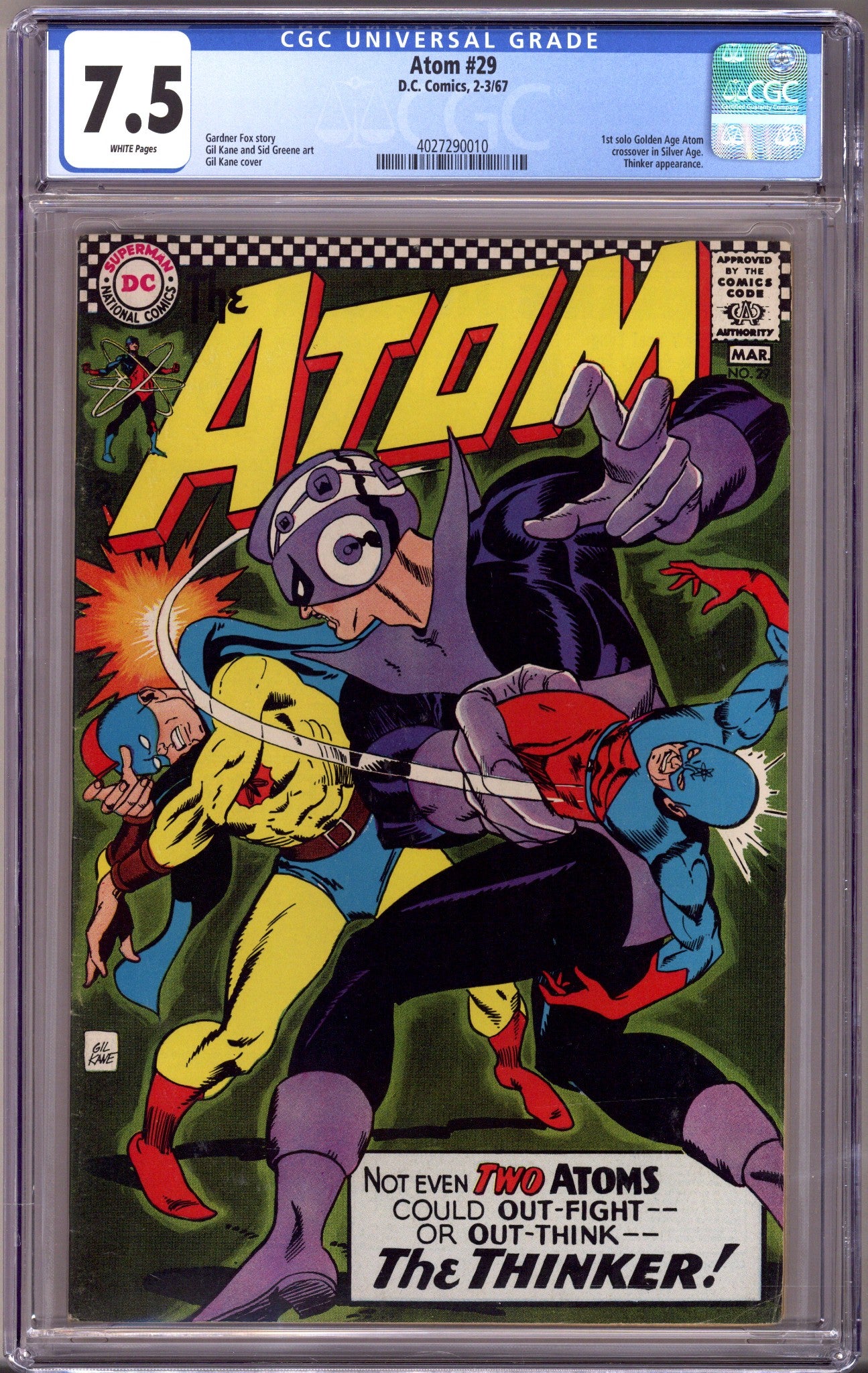 The Atom 29 CGC 7.5 (VF-) (1967) 