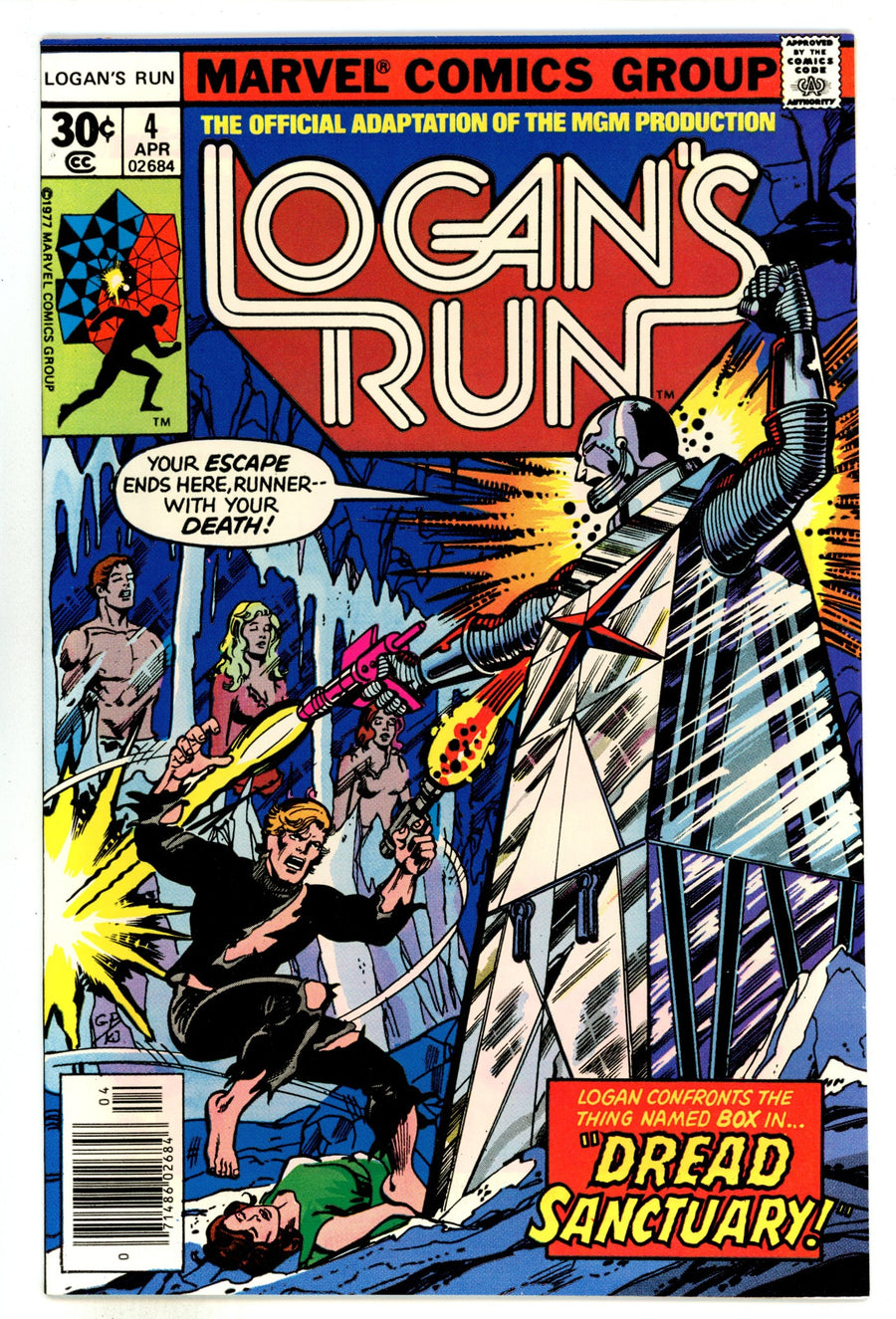 Logan's Run Vol 1 4 NM- (9.2) (1977) 