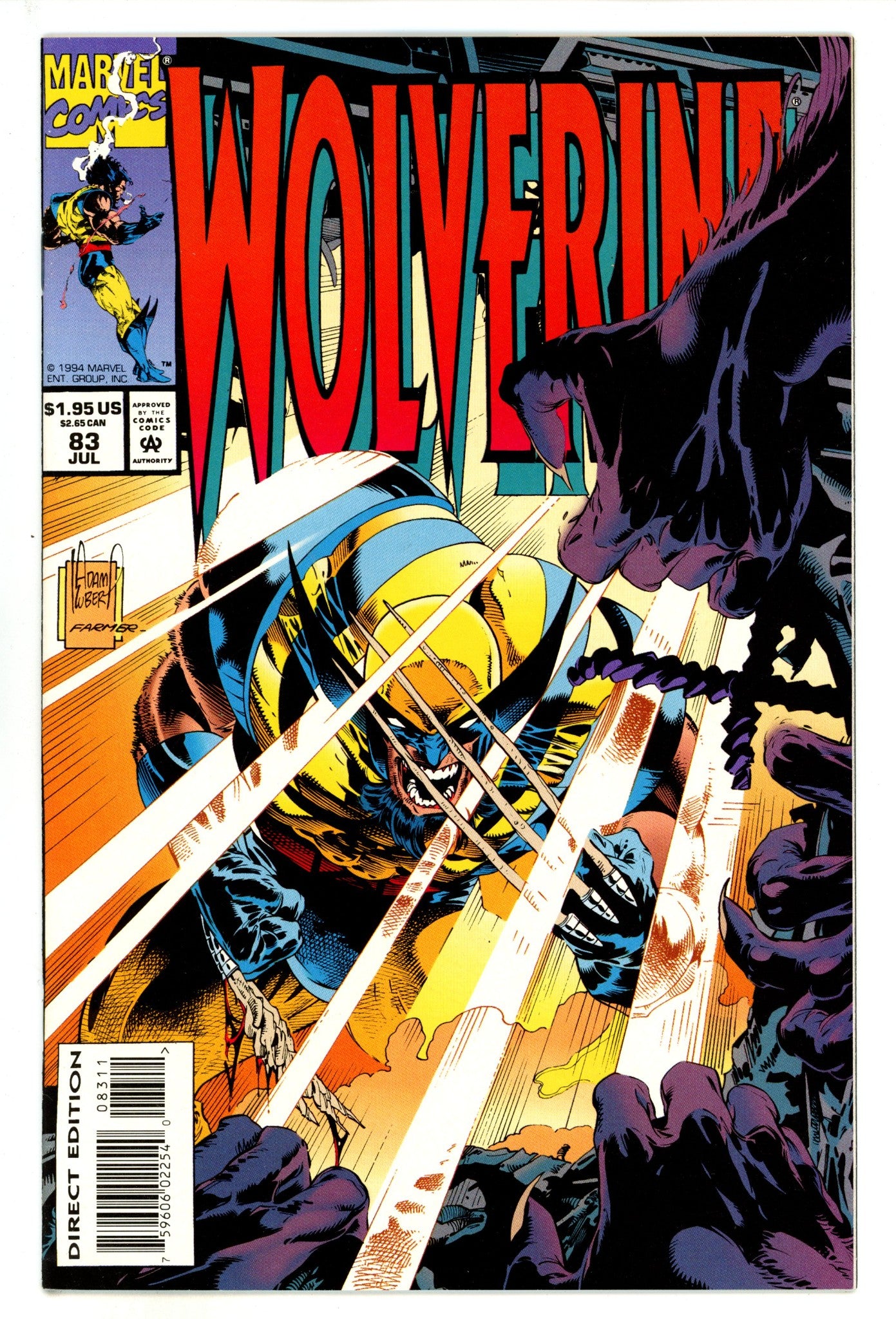 Wolverine Vol 2 83 Mid Grade (1994) 