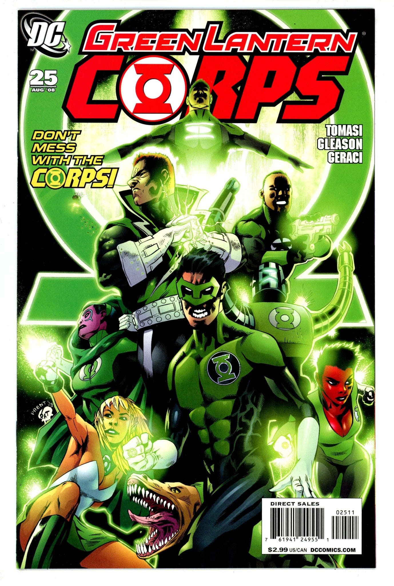 Green Lantern Corps Vol 1 25 High Grade (2008) 