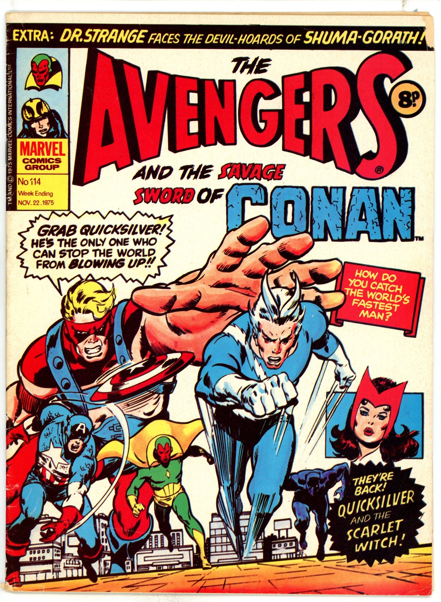 The Avengers 114 FN- (5.5) (1975) 