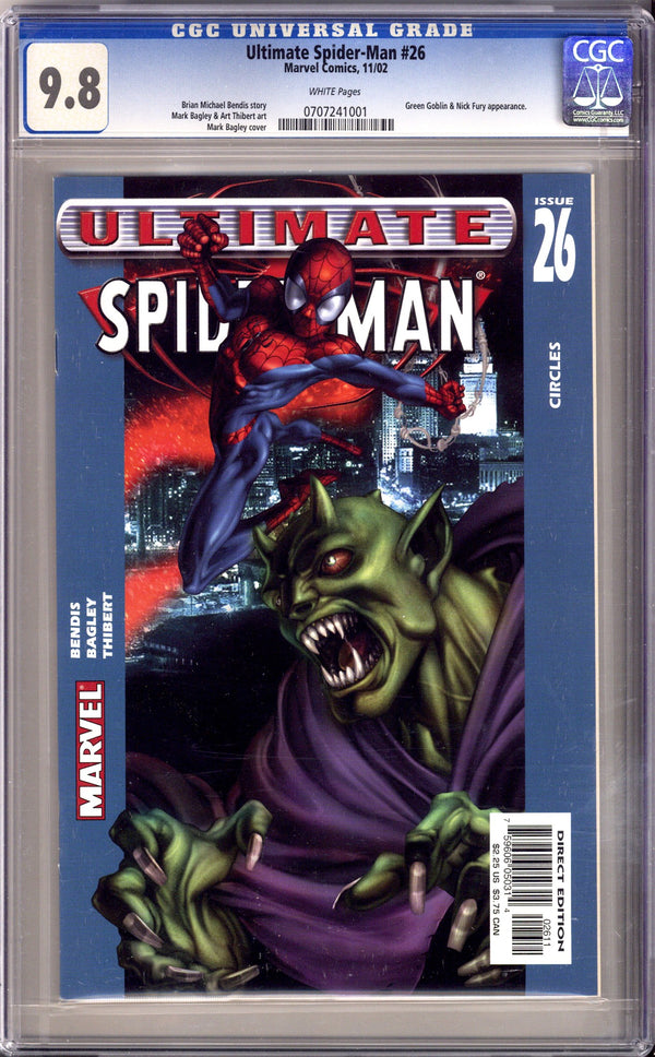 Ultimate Spider-Man Vol 1 26 CGC 9.8 (NM/M) (2002)