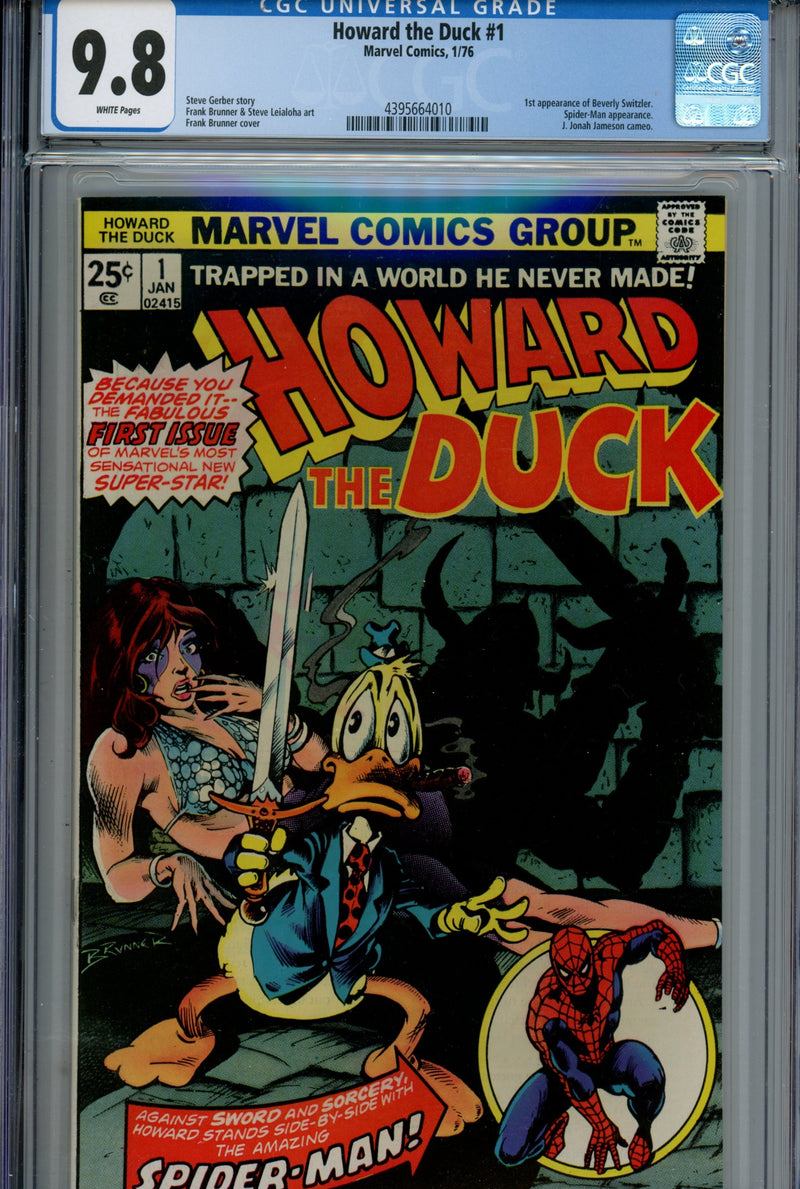 Howard the Duck Vol 1 1 CGC 9.8 (NM/M) (1976) 