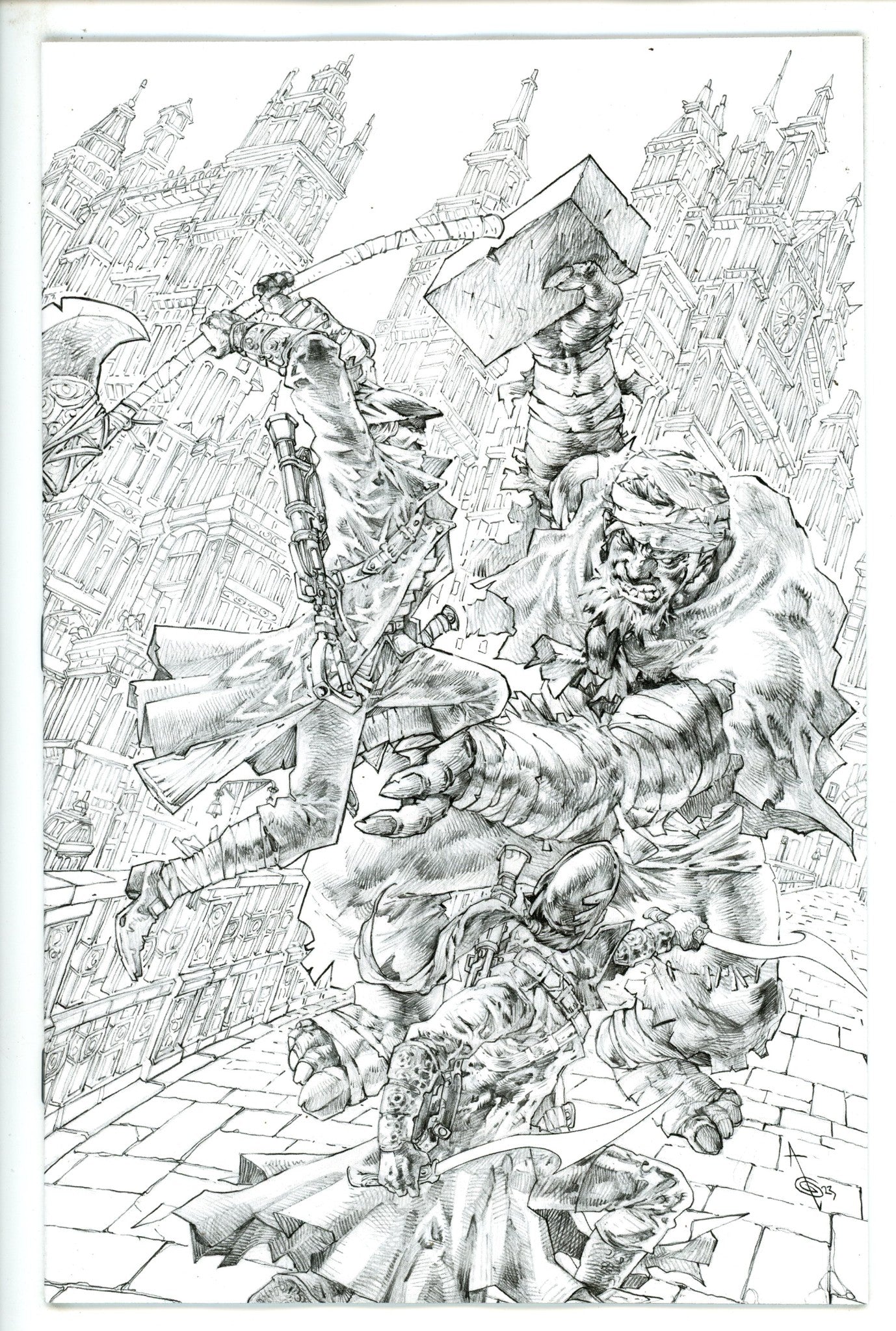 Bloodborne Bleak Dominion 1 Quah B&W Virgin Variant (2023)