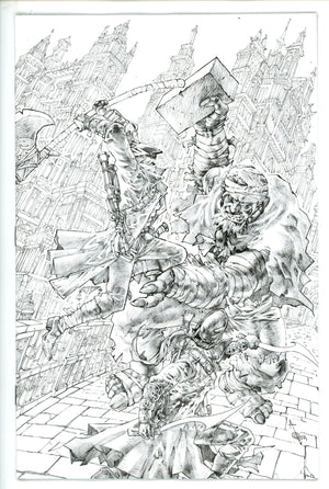 Bloodborne Bleak Dominion 1 Quah B&W Virgin Variant (2023)