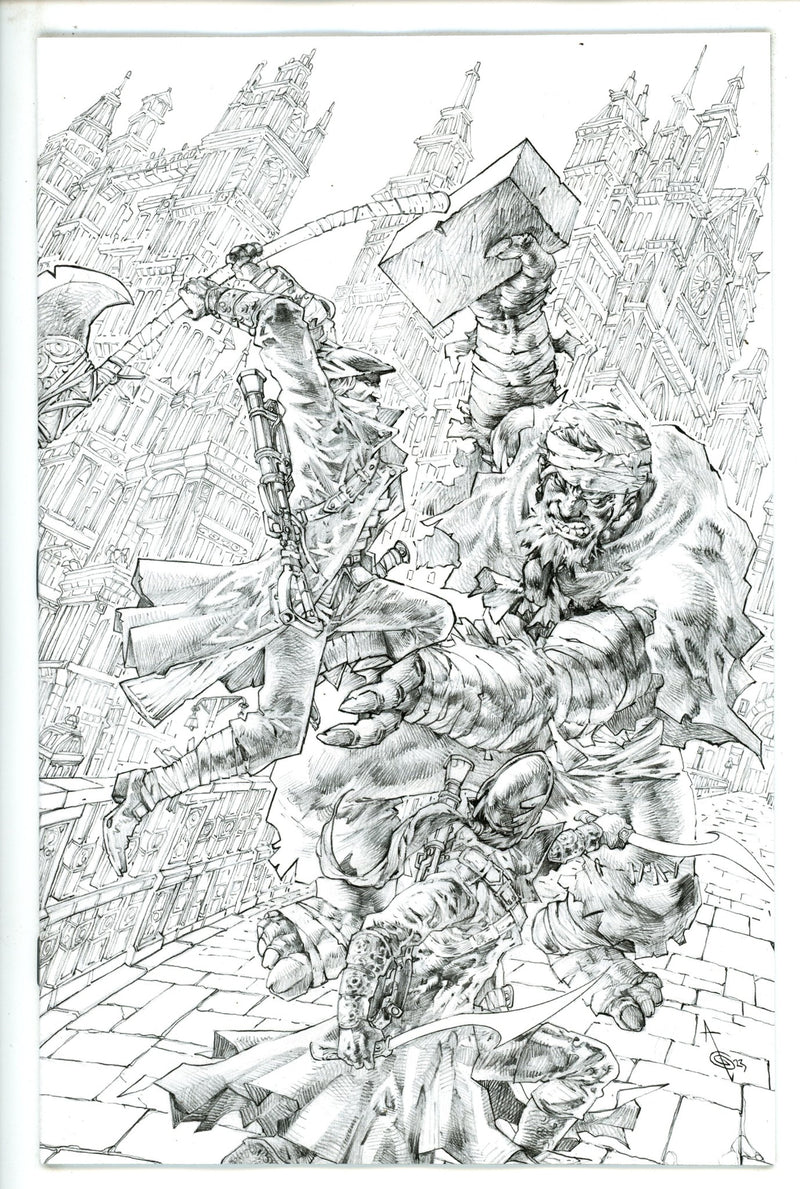 Bloodborne Bleak Dominion 1 Quah B&W Virgin Variant (2023)