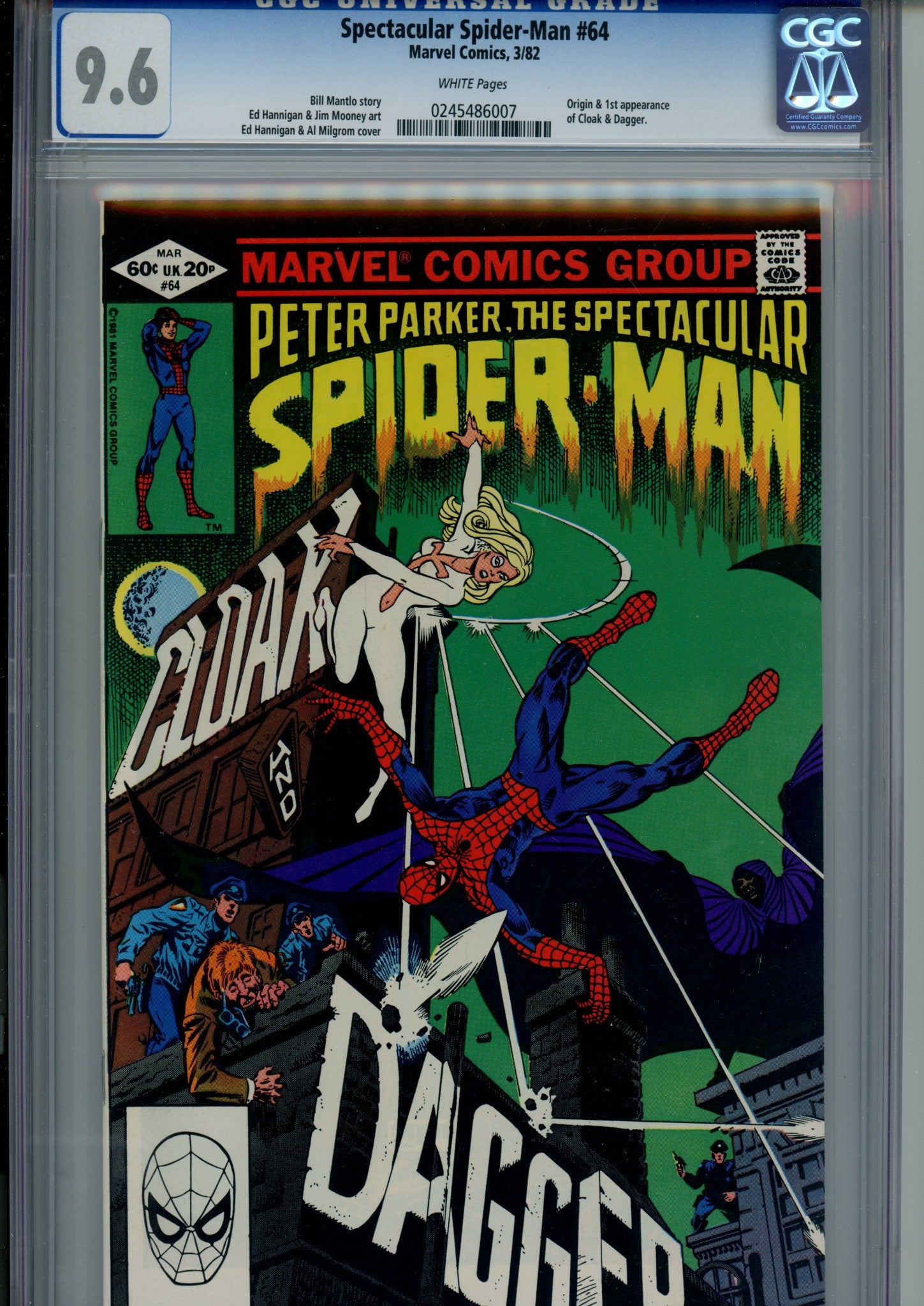 The Spectacular Spider-Man Vol 1 64 CGC 9.6 (NM+) (1982) 