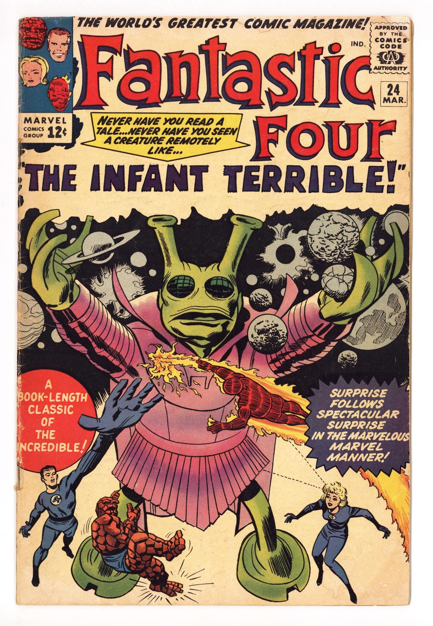 Fantastic Four Vol 1 24 VG (4.0) (1964) 