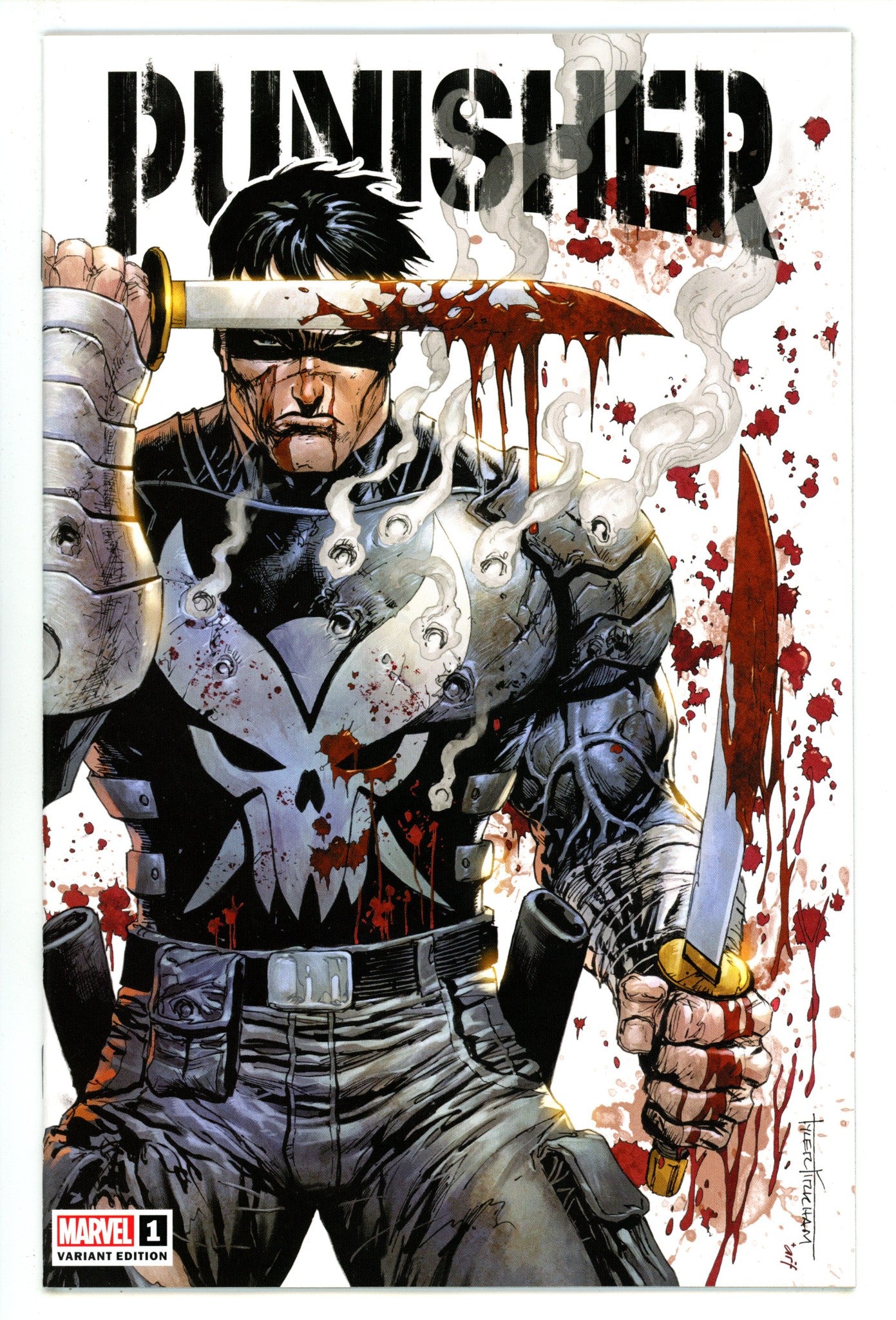 Punisher Vol 13 1 NM- (9.2) (2022) Kirkham Exclusive Variant 