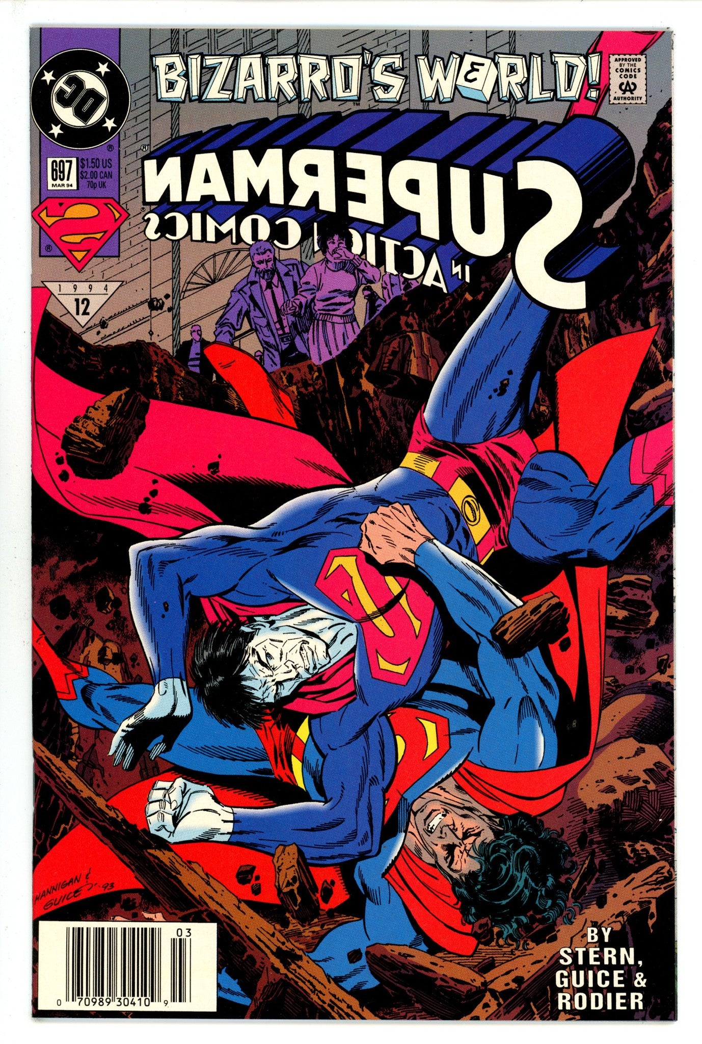 Action Comics Vol 1 697 Newsstand (1994)
