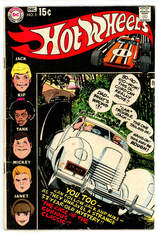 Hot Wheels 5 VG- (3.5) (1970)