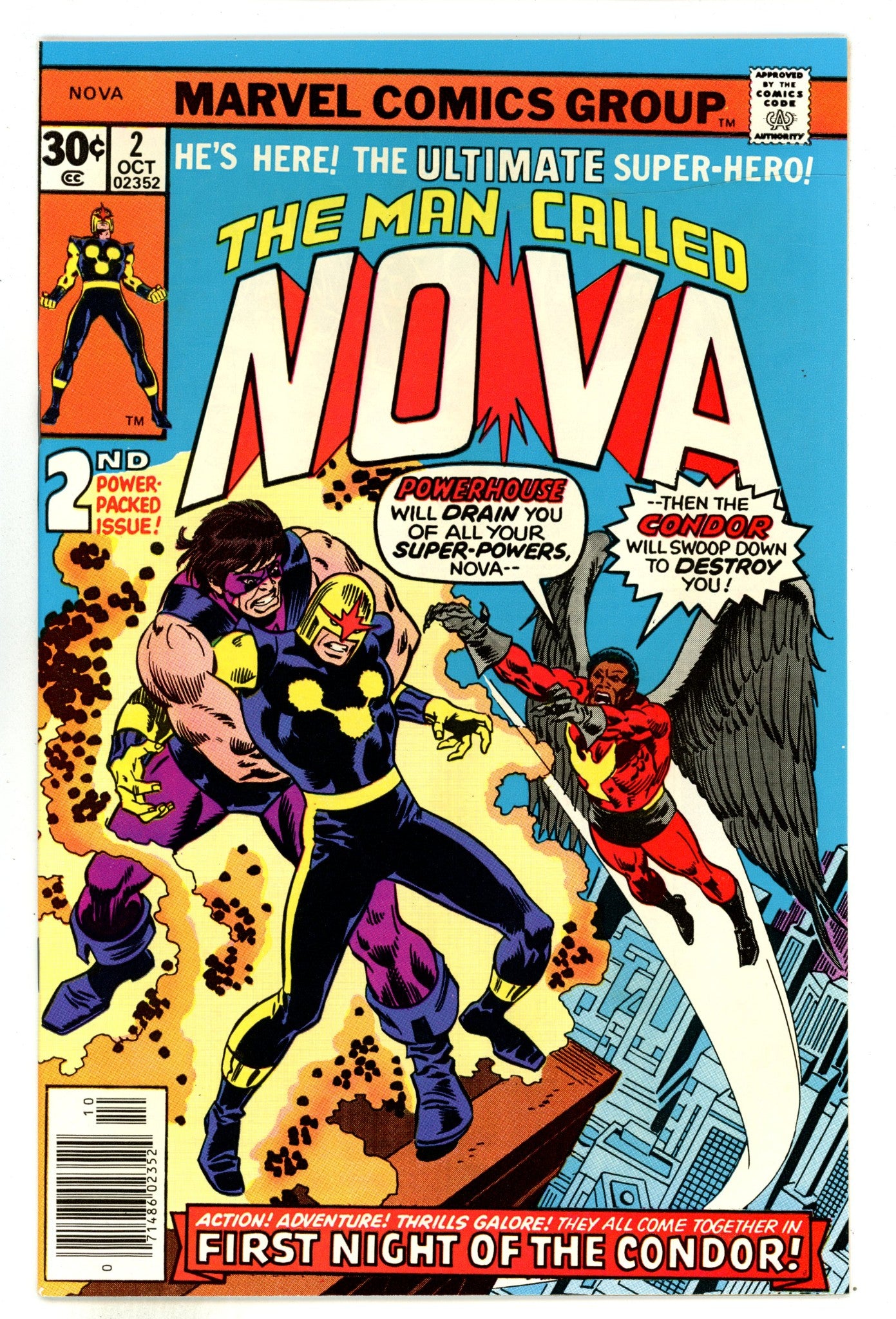Nova Vol 1 2 NM- (9.2) (1976) 