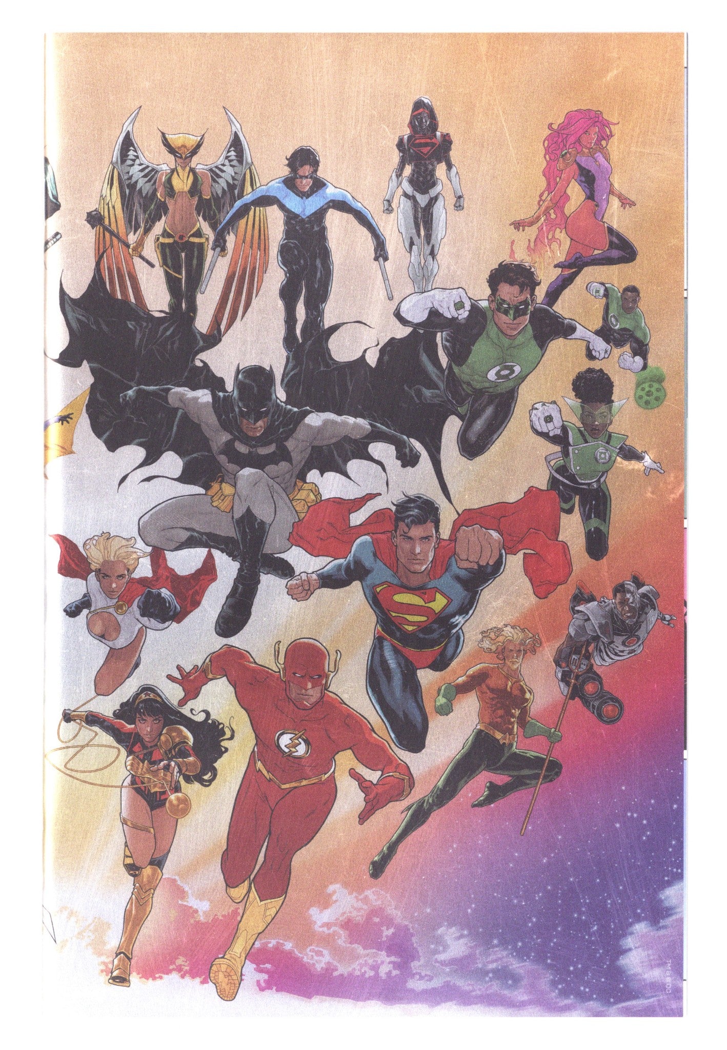 Dawn of DC Primer Special Edition 2023 1 High Grade (2023) Spokes Foil Virgin Variant 