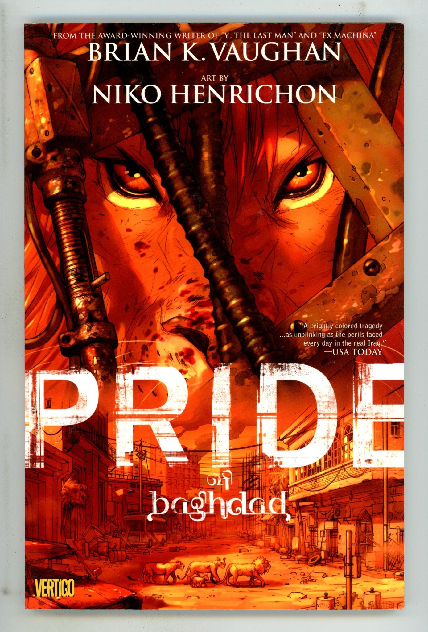 Pride of Baghdad TPB Low Grade (2008) 2nd Print 