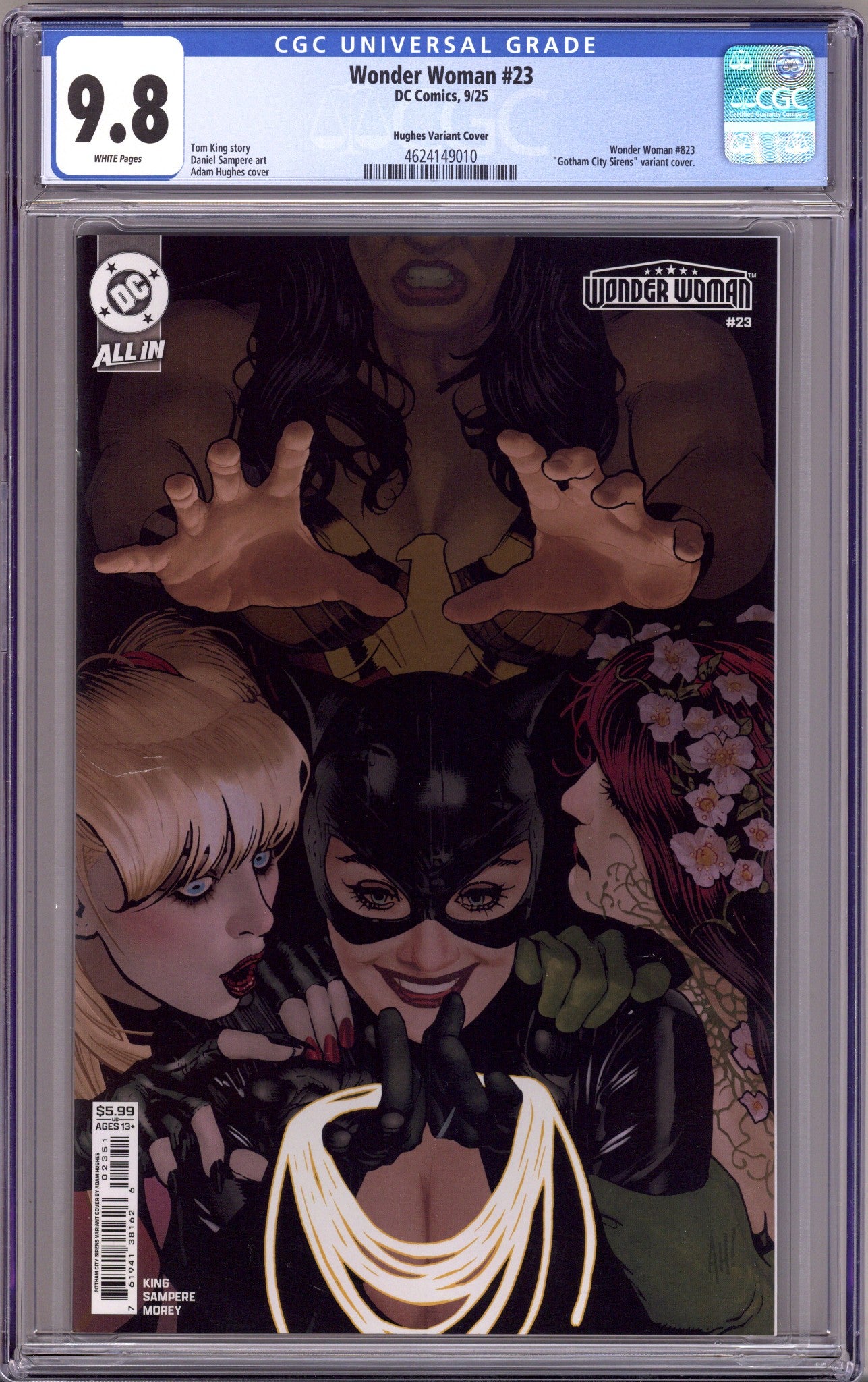 Wonder Woman Vol 6 23 CGC 9.8 (NM/M) (2025) Hughes Variant 