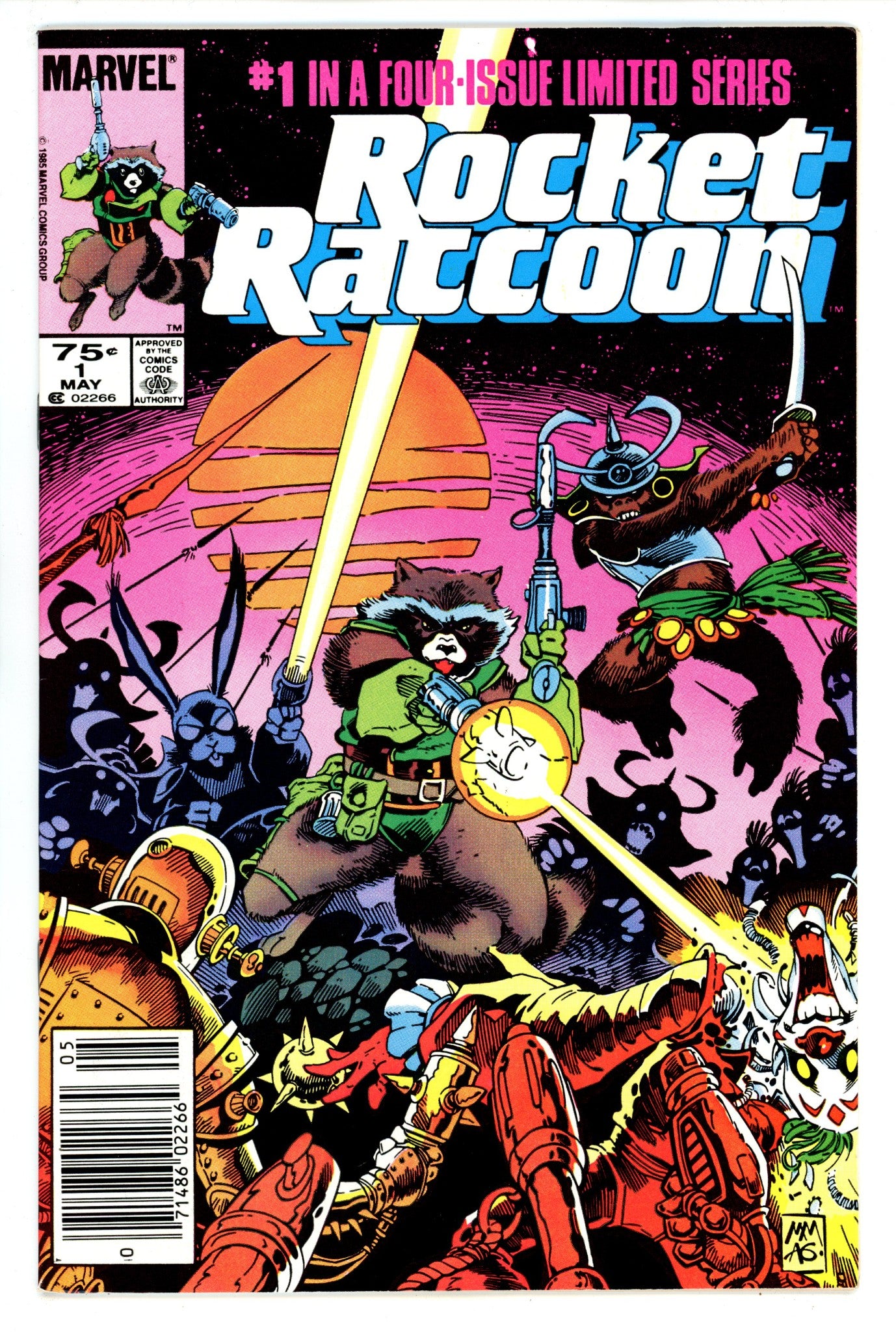 Rocket Raccoon Vol 1 1 VF (8.0) (1985) Newsstand 