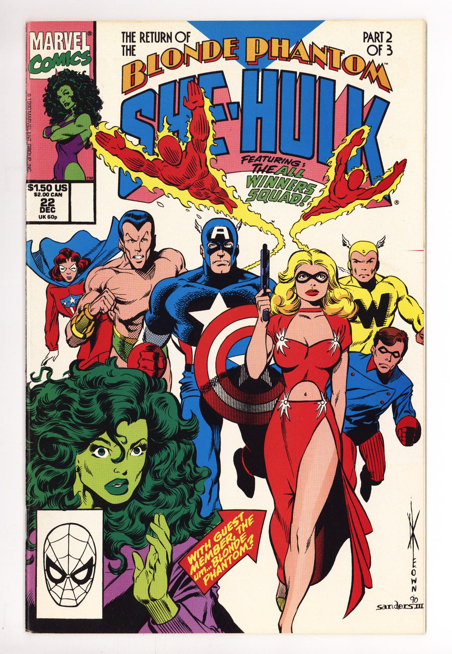 The Sensational She-Hulk 22 Mid Grade (1990) 