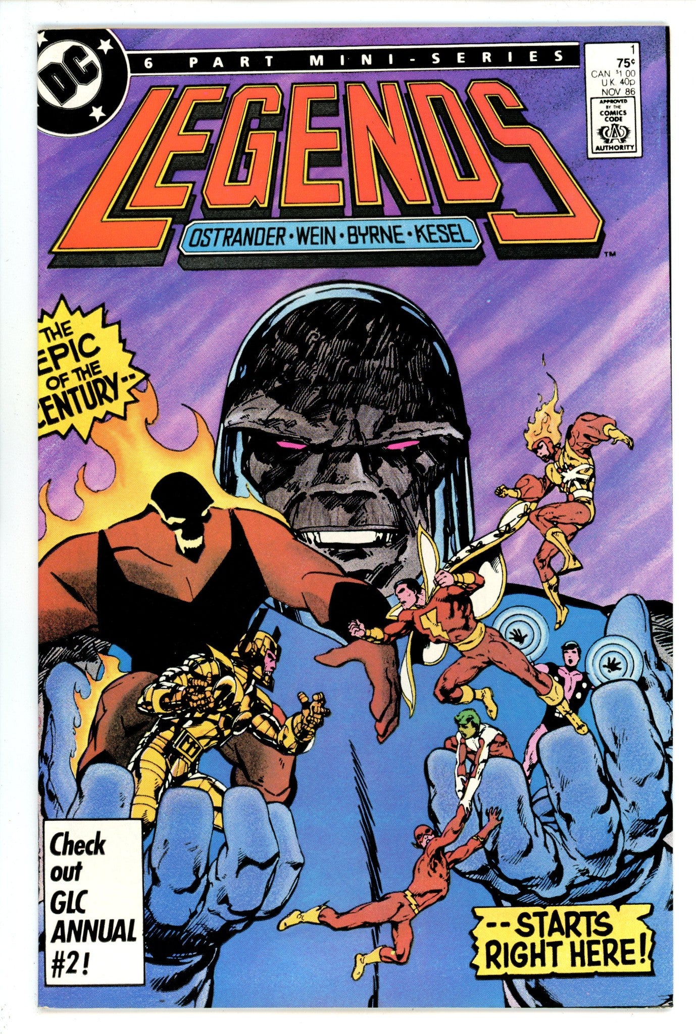 Legends 1 VF+ (8.5) (1986) 
