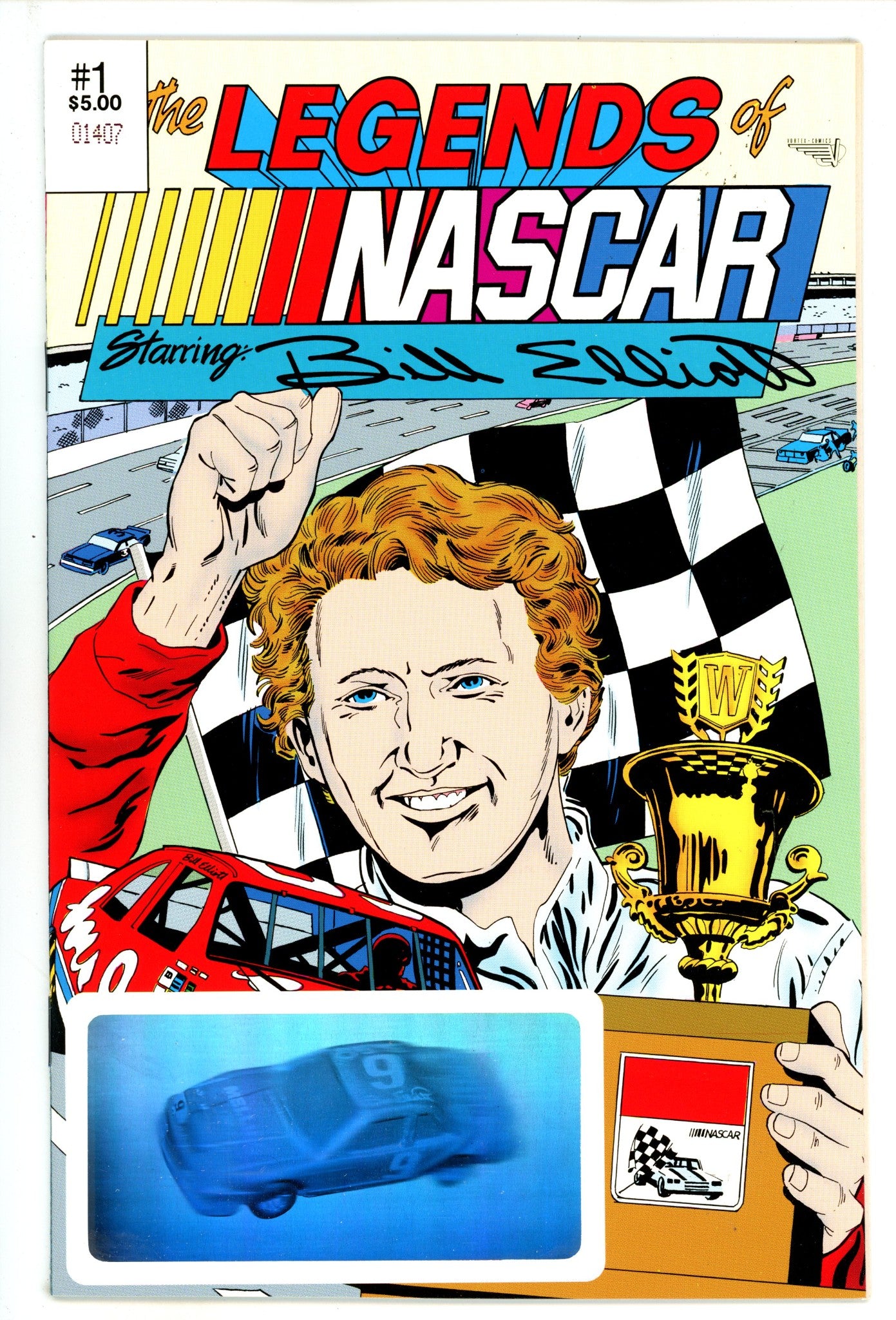 The Legends of NASCAR 1 Mid Grade Hologram (1990) 