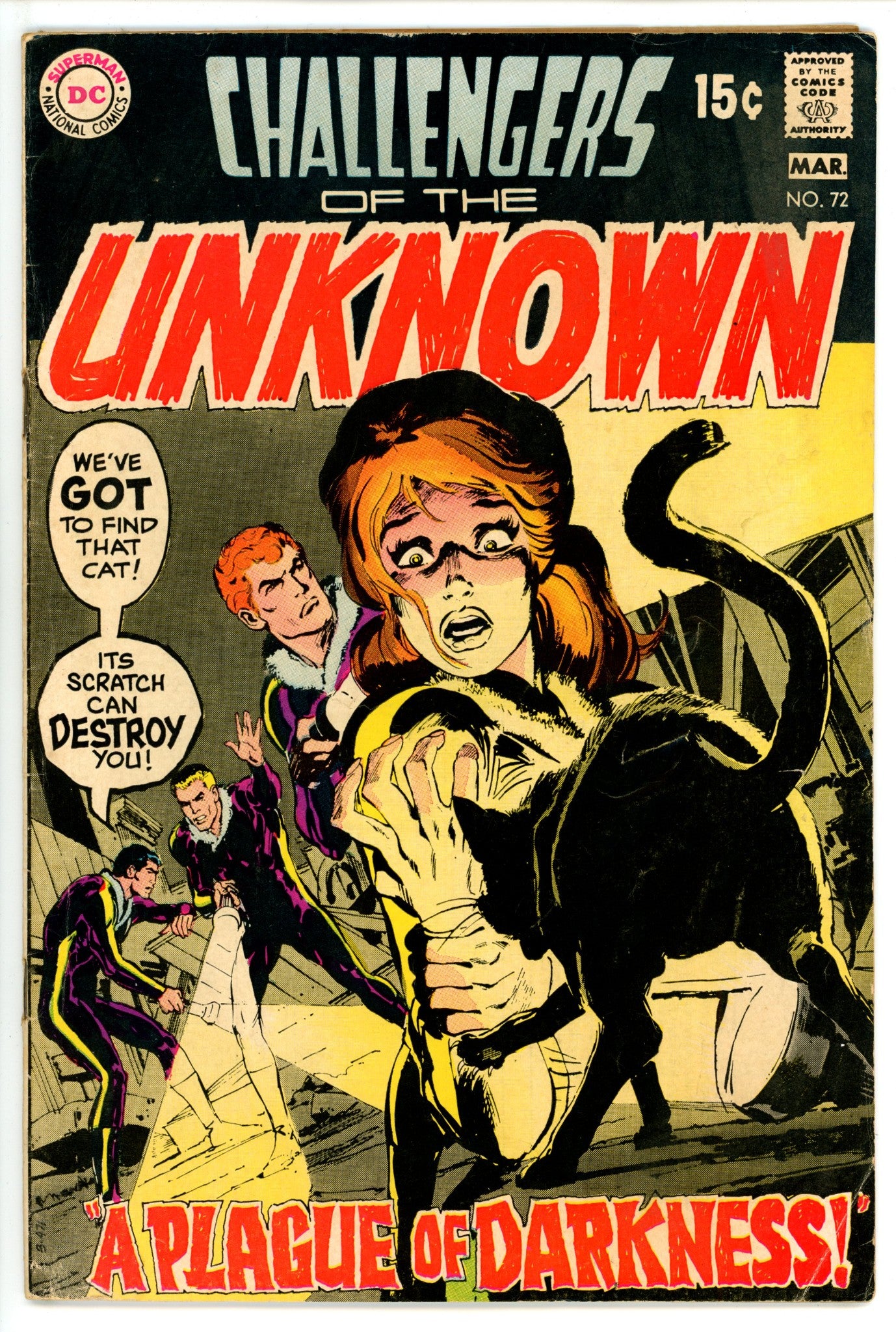 Challengers of the Unknown Vol 1 72 VG (4.0) (1970) 