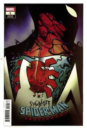 Symbiote Spider-Man: Crossroads 1 NM (9.4) (2021) Mundo Incentive Variant