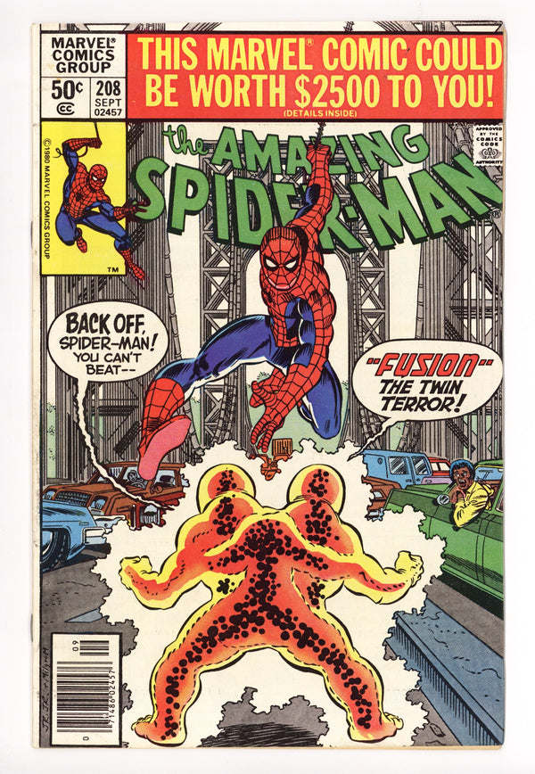 The Amazing Spider-Man Vol 1 208 FN (6.0) (1980) Newsstand