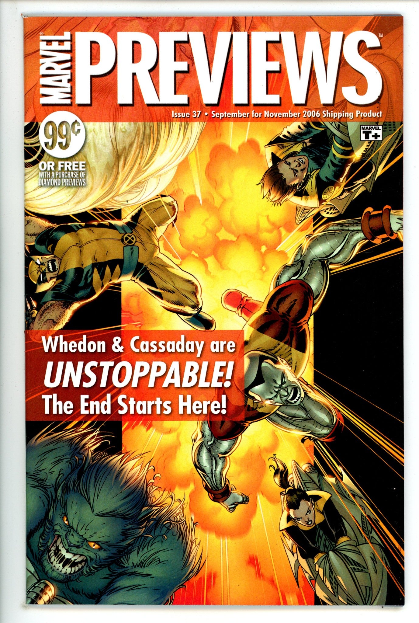 Marvel Previews Vol 1 37 High Grade (2006) 