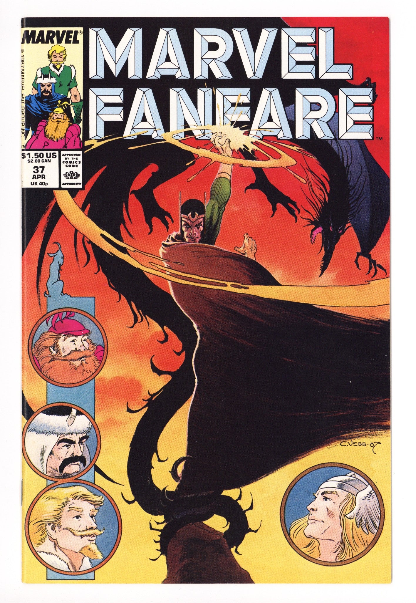 Marvel Fanfare 37 High Grade (1988) 